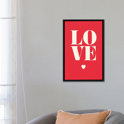 « love », impression sur toile