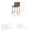 Wiley 29" Black Iron Counter Height Bar Chair With Footrest-2038266544