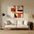 Hard Edge 93 Beige Metal Wall Art-999640476