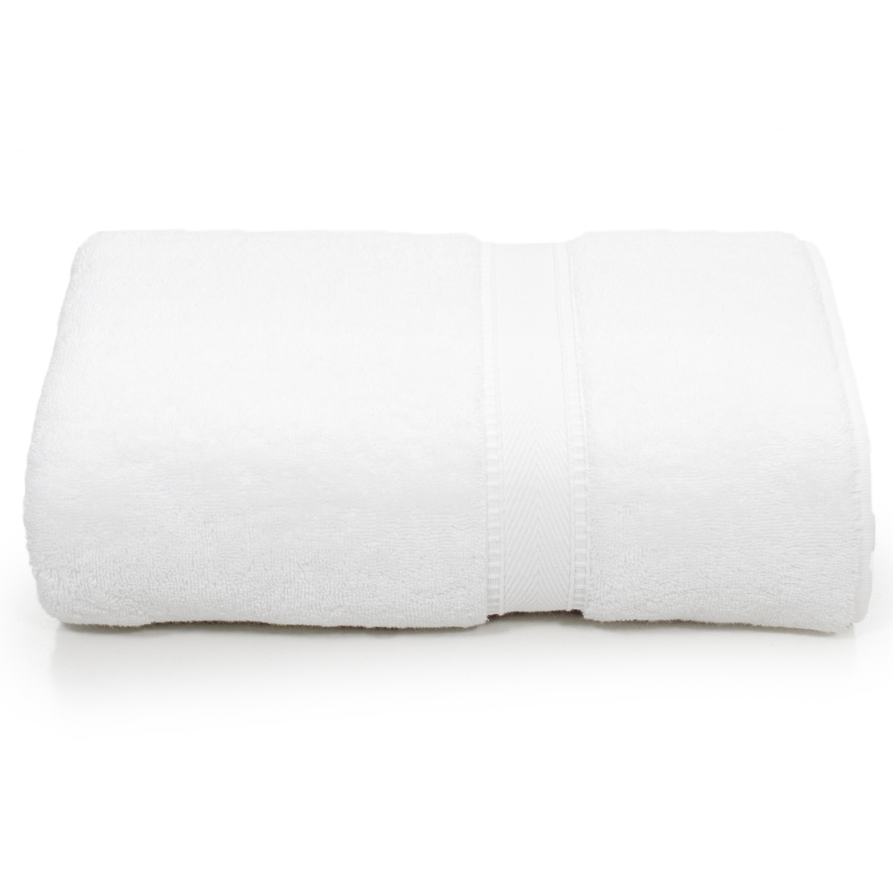 Cascata Turkish Cotton Hand Towels (Set of 6) Wade Logan Color: White