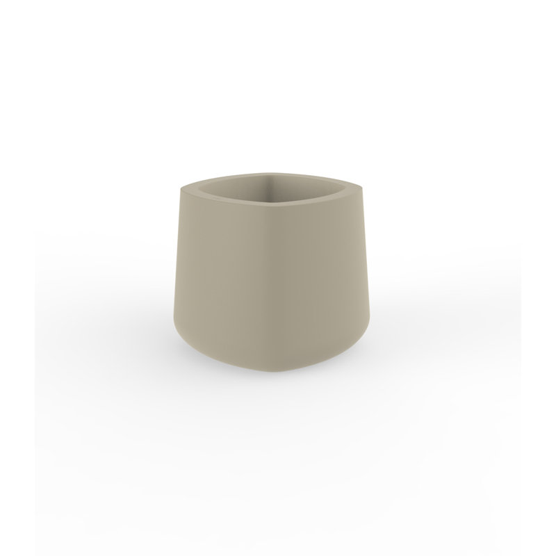 Ulm Pot Planter, 23.5" H x 26.75" W x 26.75" D, Ecru