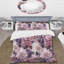 Purple Poppies Harmony III - Ensemble de housse de couette à motif floral-930477502
