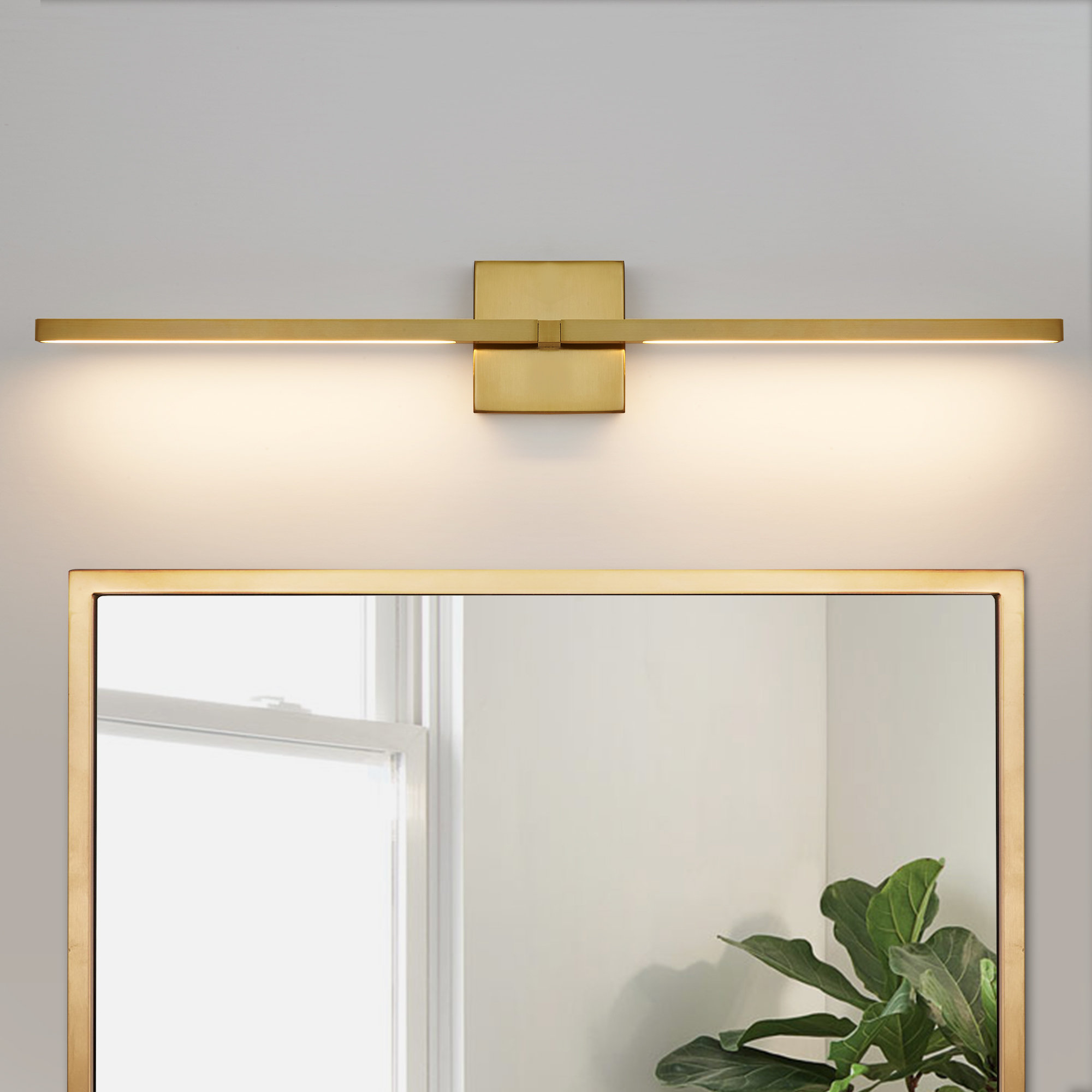 Mercer41 Jaiman 2-Light 30'' Dimmable LED 18W Bath Bar & Reviews | Wayfair