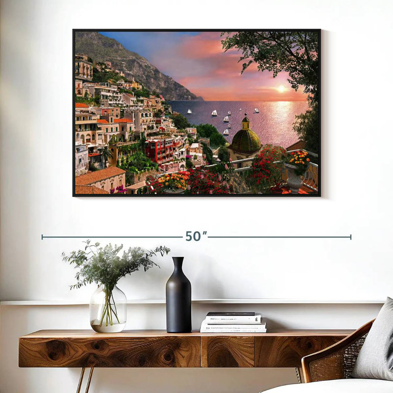 Kavia Seaside Positano, 27" H x 40" W