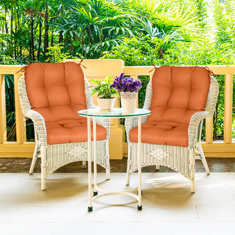 Indoor/Outdoor Seat/Back Cushion, Burnt Orange