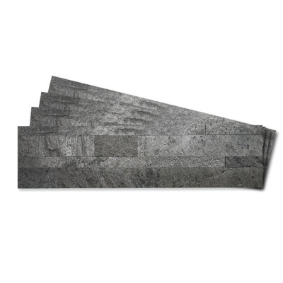 5.9'' W x 23.6'' L Natural Stone Peel and Stick Mosaic Tile