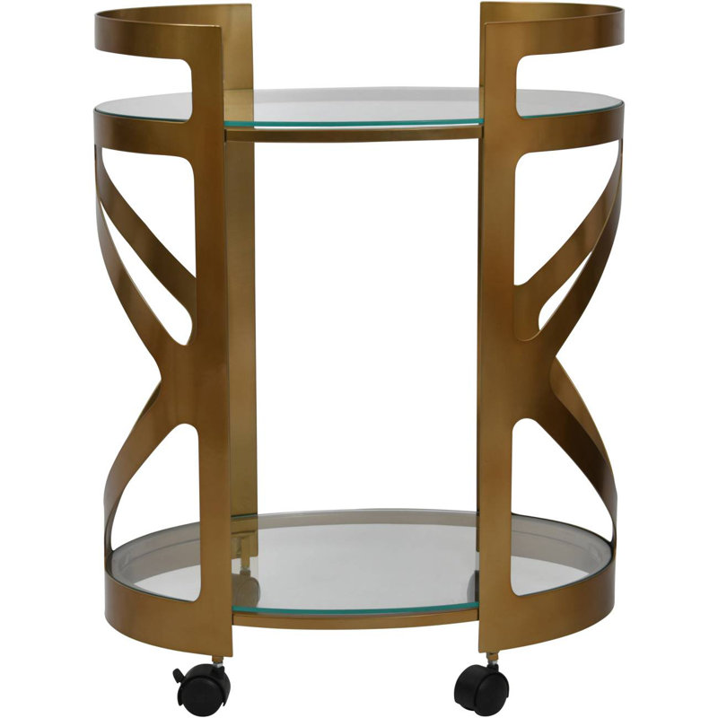 Bastidas Metal Bar Cart