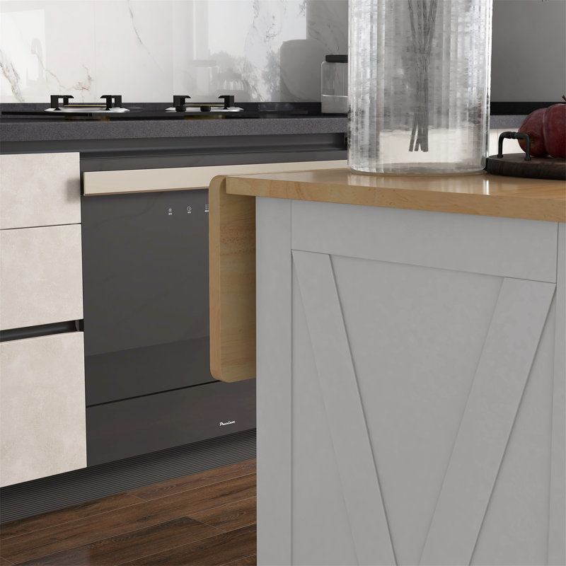 Versatile Rolling Kitchen Island with Multiple Functionalities for Enhanced Cooking Experience