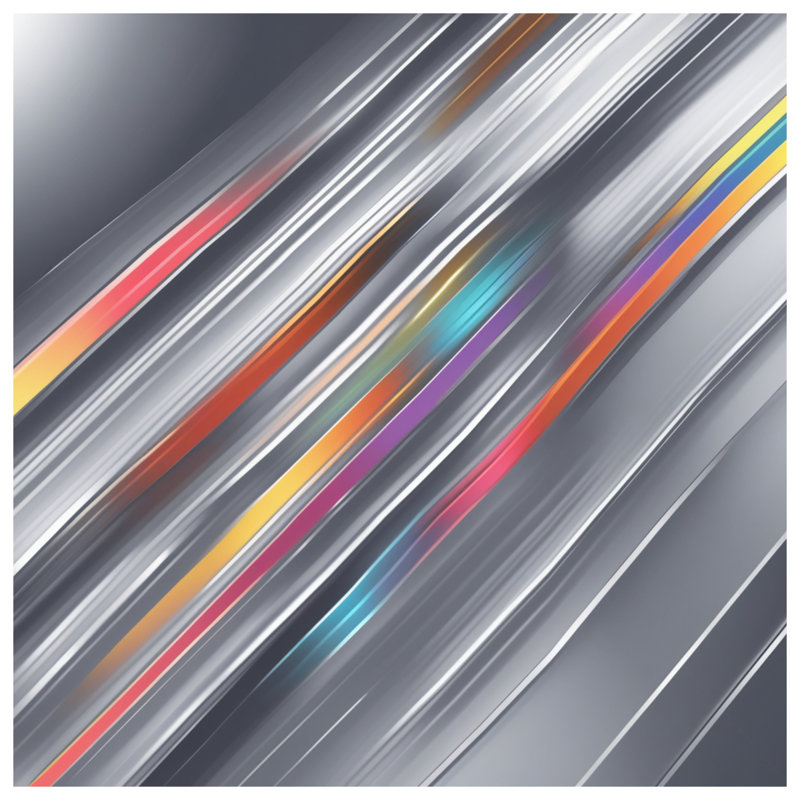 Coussins Diagonal Rainbow Stripes, 26 x 26 pouces