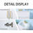 24'' White Modern Freestanding Bathroom Vanity Set
