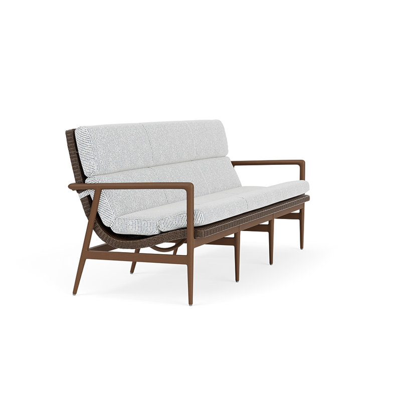 Cascade Outdoor 3 - Seat Patio Sofa, Burson Indigo, Bark