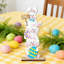 Lapin de Pâques, œuf, poussin, arrangement de décoration de lieu-209927716