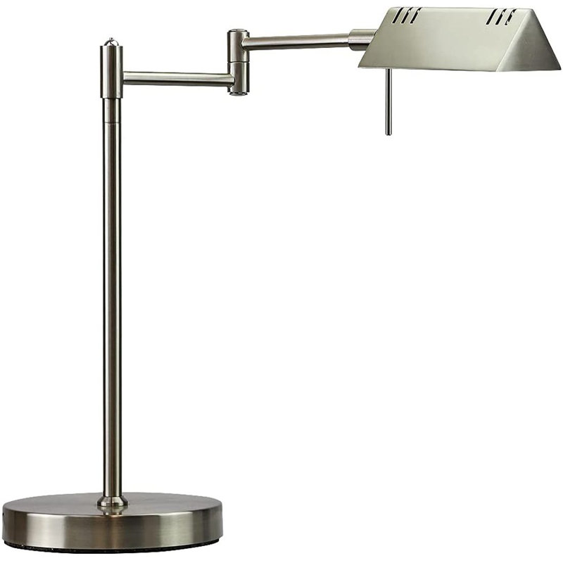 Glessite 17''  LED Pharmacy Table Lamp, Full Range Dimming, 12W LED, 360 Degree Swing Arms, Desk, Reading, Craft, Work Lamp, ETL Tested