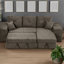 Divan-lit modulaire réversible Canapé-lit convertible en forme de L Canapé-lit d'angle avec méridienne de rangement Hande-570876016