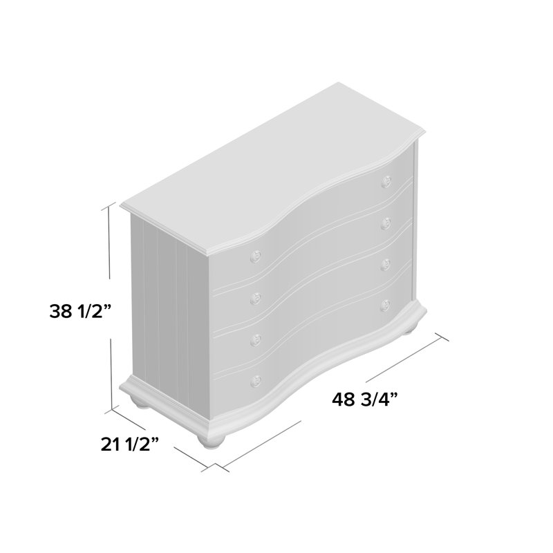 4 - Drawer Solid Wood Dresser