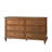 Arthelia Transitional 66''W 6-Drawer Dresser with Knife-Edge Top Panel and Solid Wood Legs-1594034664