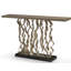 Waves 54 in. Solid Wood Console Table