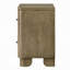 Table de chevet style transitionnel 1pc avec 2 tiroirs de rangement