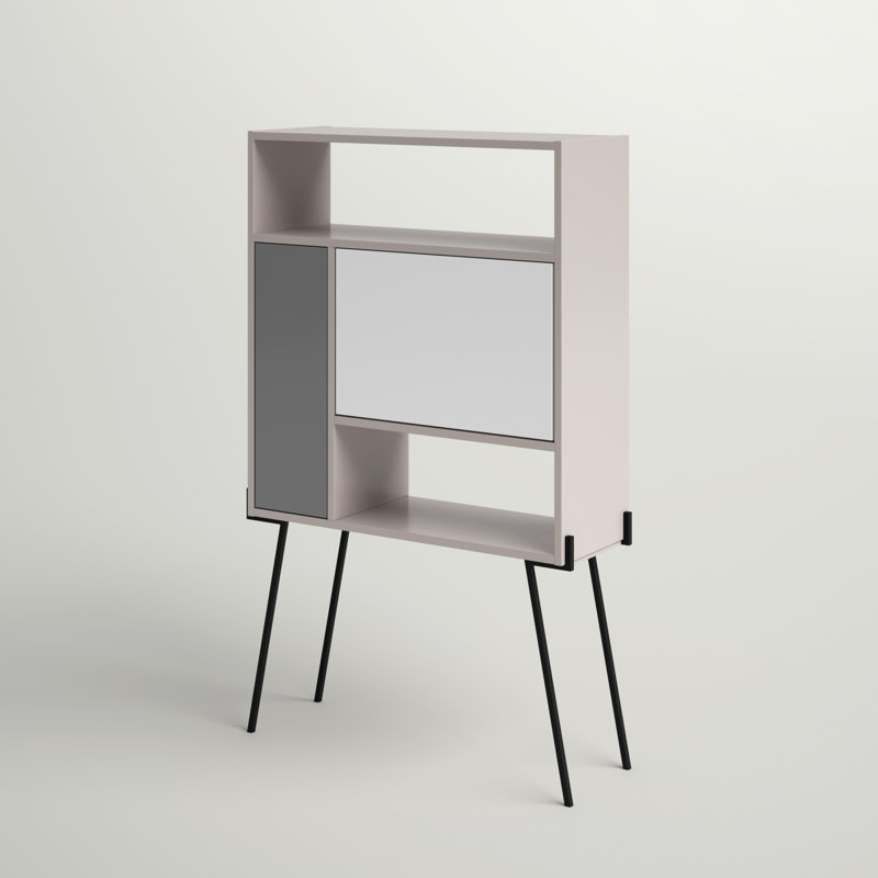 Ziva Desk, Light Mocha/White/Anthracite