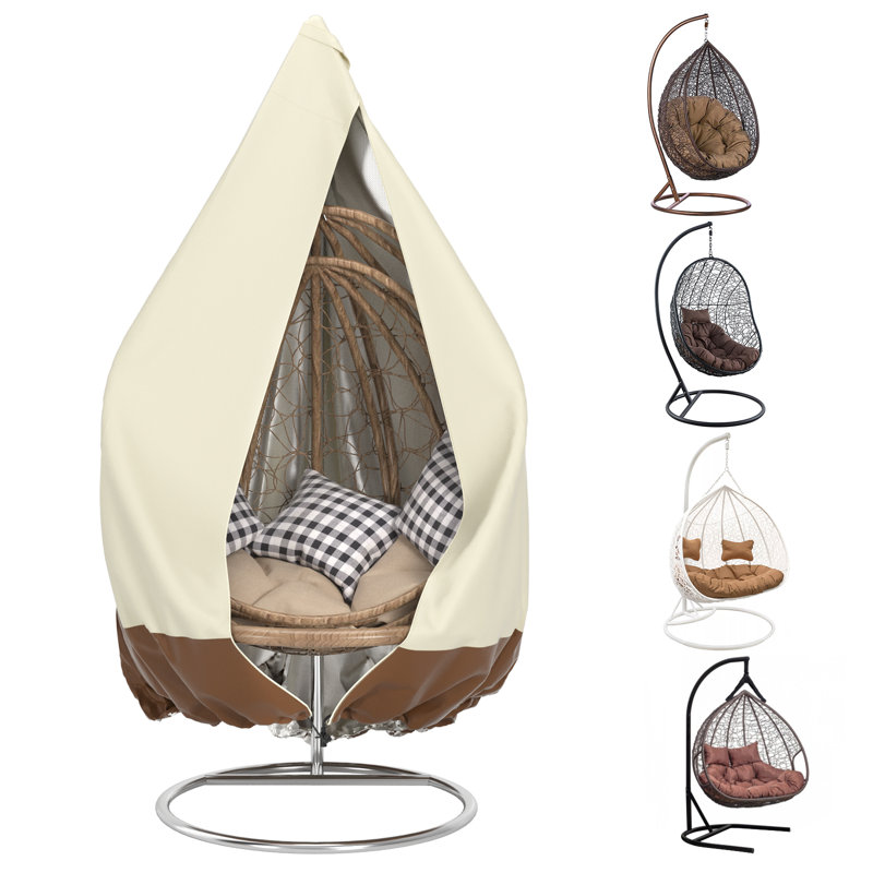 Outdoor Swing Seat Cover, 91.3" H x 80" W x 80" D