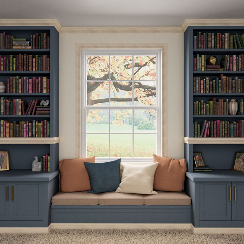 Wm318 - Moulure de bois franc massif à boîtier colonial Americraft, P 7/8 po x l 3 1/4 po x L 96 po, érable teinté, Érable