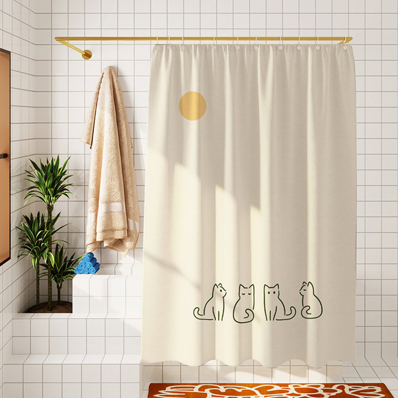 Rideau de douche en polyester