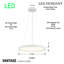 Luminaire suspendu linéaire moderne 1 lumière-86653866