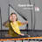 Springless Trampoline Kids 10FT Round Trampoline with Safety Enclosure Net for Kids & Adults Outdoor Fun
