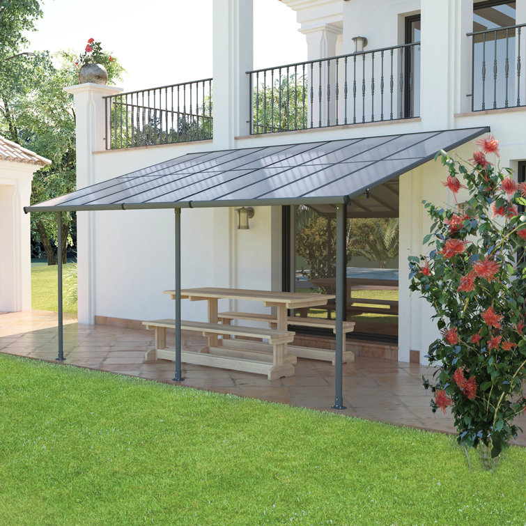 16.5 ft. W x 10 ft. D Aluminum Patio Pergola Aoodor