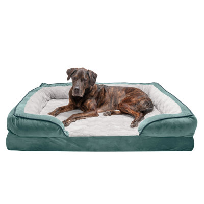 Jumbo Velvet Waves Perfect Comfort Sofa Pet Bed