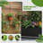 Outdoor Metal Planter Box Raised Garden Beds with Trellis-1962361759-1962361754