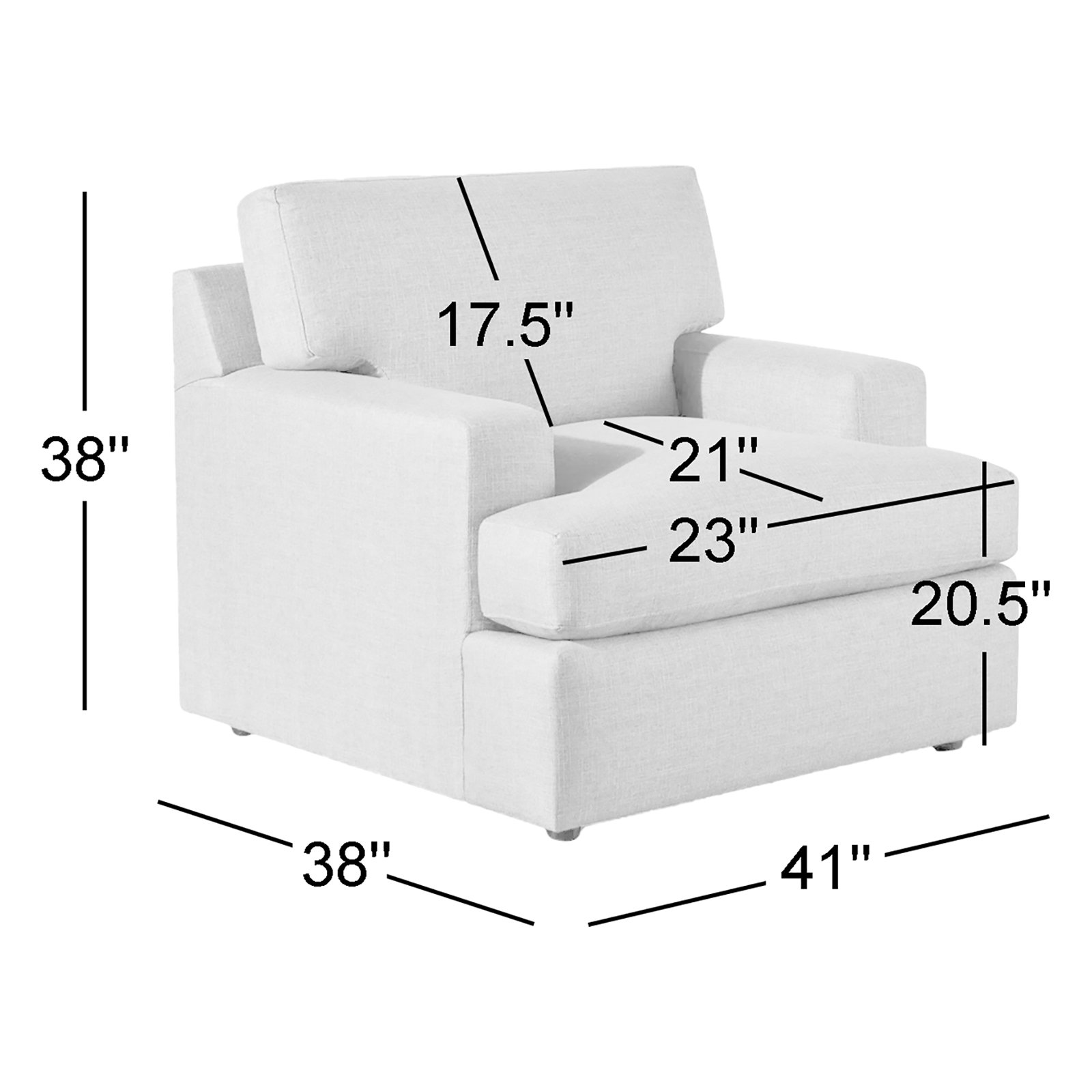 Cleo Upholstered Armchair, Lena Sand Performance Linen Blend
