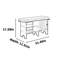 Banc de rangement en acrylique