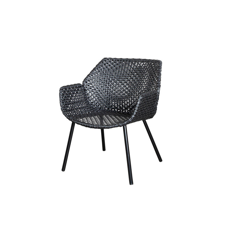 Vibe Lounge Chair - Black/Graphite/Light Brown