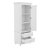 Tall Storage Cabinet With 2 Drawers-871252652