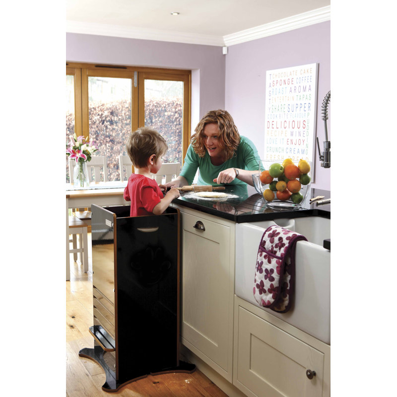 Barston FunPod Toddler Kitchen Safety Step Stool, Black