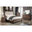 Mobilier de chambre à coucher contemporain contemporain de style rustique avec tiroirs supérieurs doublés de feutre pour commode 1 pièce