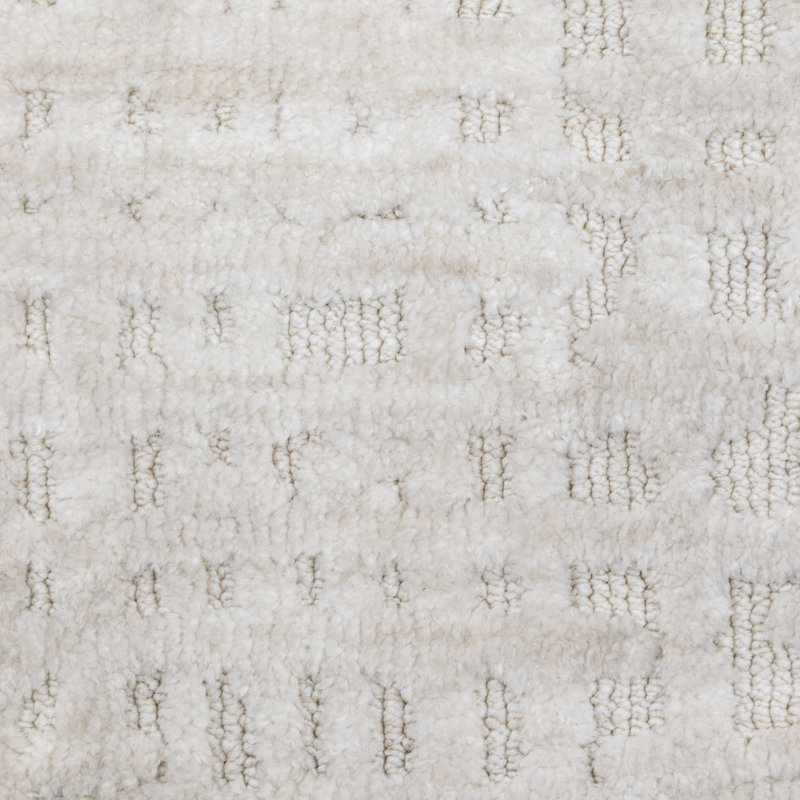 Angeleah Circular Knotted Area Rug, Rectangle 48cm x 72cm