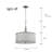 Eyas 3 - Light Dimmable Drum Chandelier-1320935713