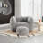 Sofas Upholstered Accent Chair with Ottoman-100675065-123028590