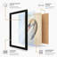 Swan in Profile Botanical - Framed Print-2096873901-2096873889