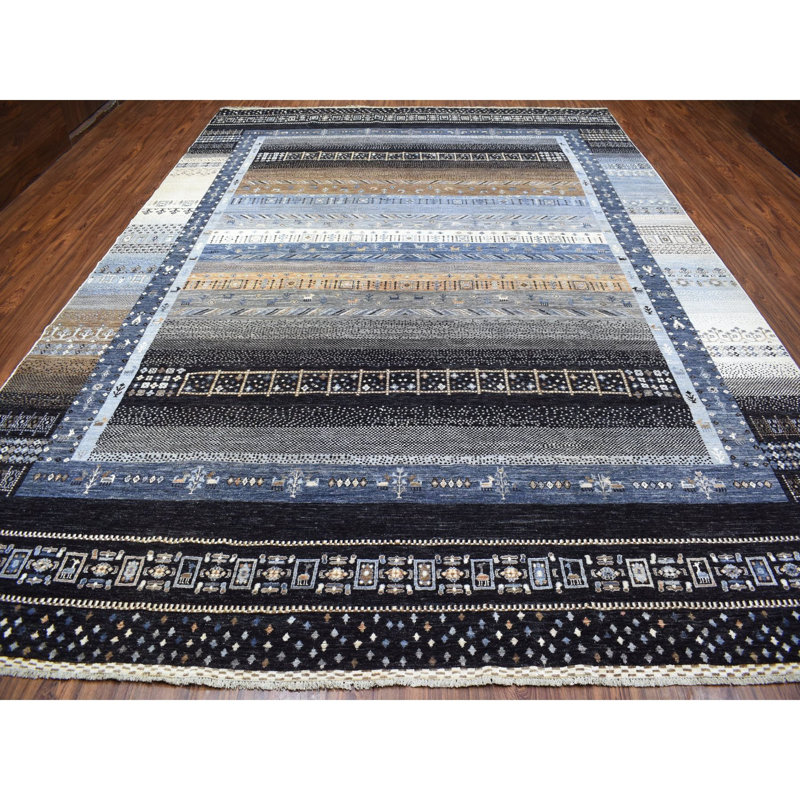 Tapis gris clair en laine nouée à la main 10 pi 2 po x 14 pi 1 po C188878C20C74B39BF39E17A88915A7A