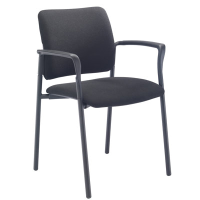 Pia 45cm H Polyester Blend Upholstered Folding Stacking Armchair