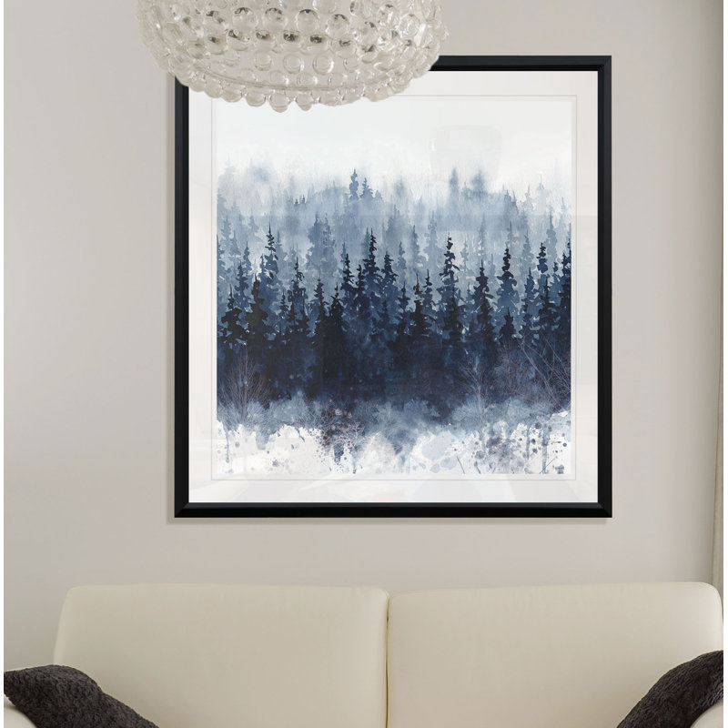 " Indigo Forest ", 26.5" H x 26.5" W x 1.5" D