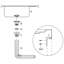 Belfry Kitchen Trevino 600mm W Single Bowl Steel Flush Kitchen Sink with 1 Faucet Hole