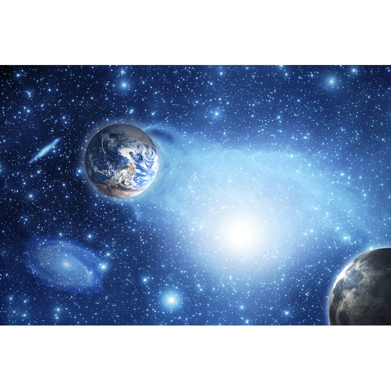 Space - Photographie sur toile tendue, H 8 po x l 12 po x P 1 po