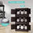 20" Side Wide Folding Storage Cabinet, 5 Tiers, Collapsible Bins with Magnetic Door, Wheels-523640947