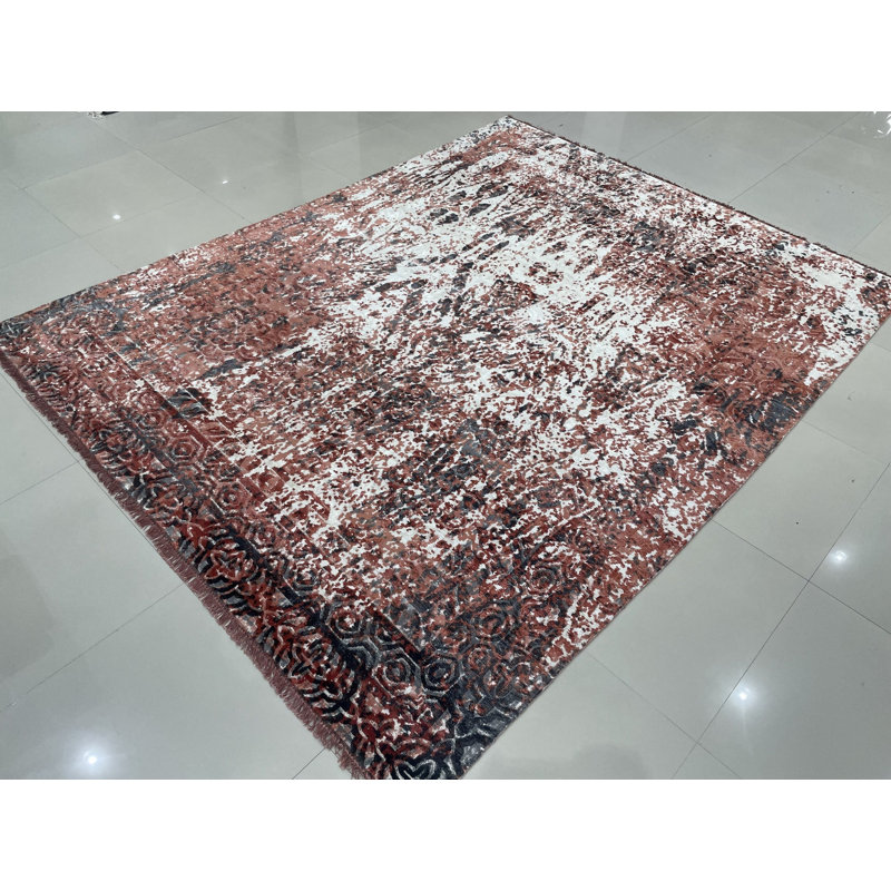 Hand Knotted Wool Area Rug