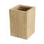 Pot à fleurs rectangulaire en oxyde de magnésium fait à la main, hauteur 20,21 po, l 13,1 po x P P, brun antique, prêt à l'emploi, trou de drainage sans assemblage, avec bouchon-478679358