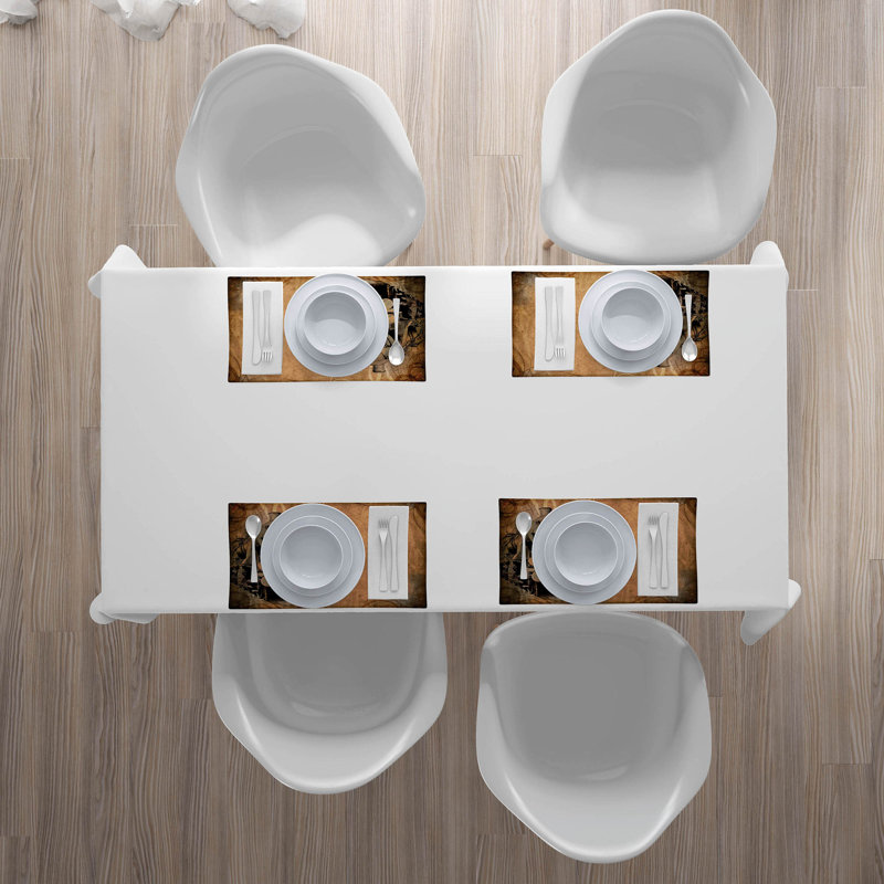 Polyester Abstract Rectangle Placemat